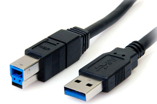 Nowy Kabel Drukarkowy USB A/B 3.0 1.8m Czarny