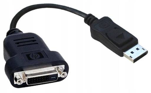 Nowy Kabel adapter HP DisplayPort - DVI 481409-002 M