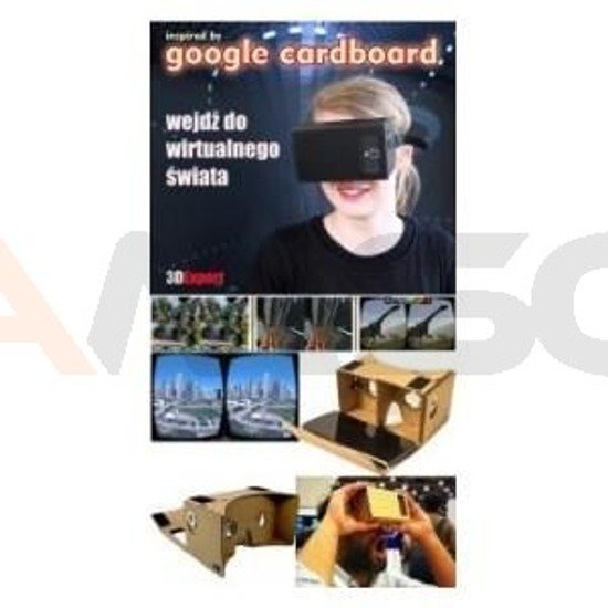 Okulary wirtualnej rzeczywistości 3D Cardboard STANDARD