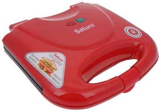 Opiekacz do kanapek / sandwich Saturn ST-EC1082 czerwony
