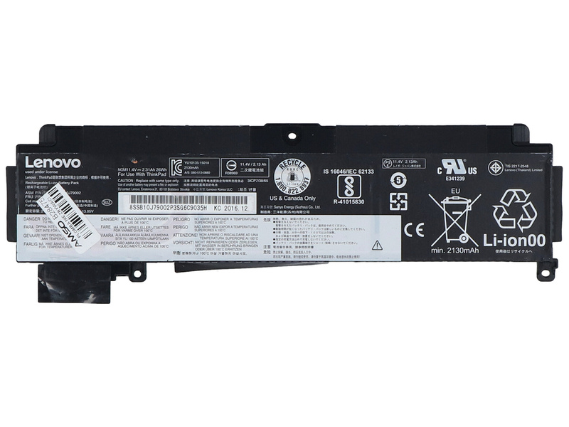 Oryginalna Bateria do Lenovo ThinkPad T460s T470s 26Wh 11.4V 2310mAh 01AV406 