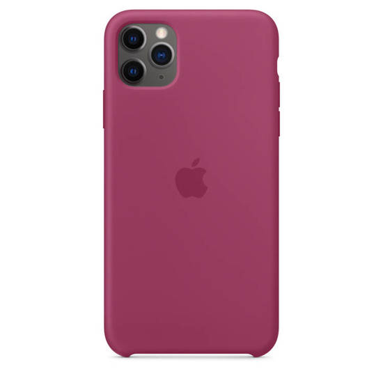 Oryginalne Etui Silikonowe Apple iPhone 11 Pro Max Pomegranate