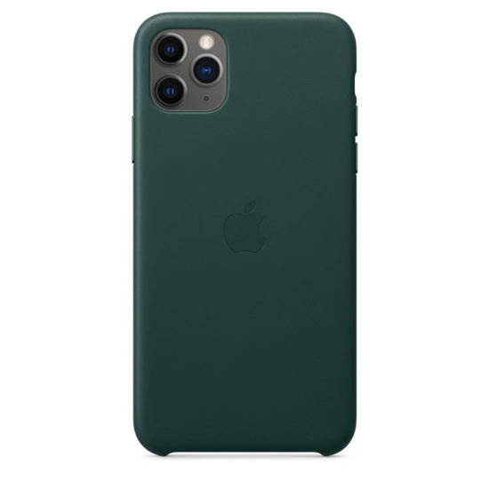 Oryginalne Etui Skórzane Apple iPhone 11 Pro Max Meyer Forest Green