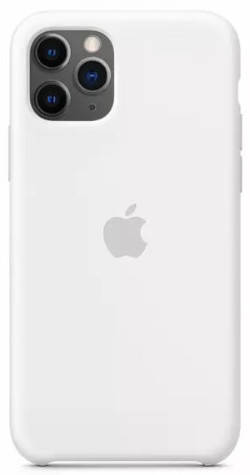 Oryginalne Silikonowe Etui Apple iPhone 11 Pro White