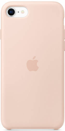 Oryginalne Silikonowe Etui Apple iPhone SE 2020 (2.Gen.) Pink Sand