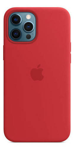 Oryginalne etui silikonowe Apple iPhone 12 Pro Max Red