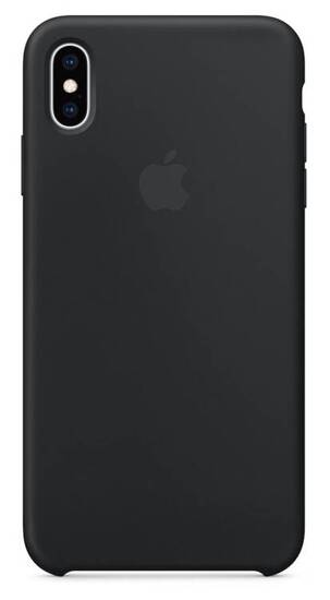 Oryginalne silikonowe etui Apple iPhone XS Max Black