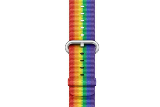 Oryginalny Pasek Apple Watch 42mm Pride Edition Woven Nylon w zaplombowanym opakowaniu