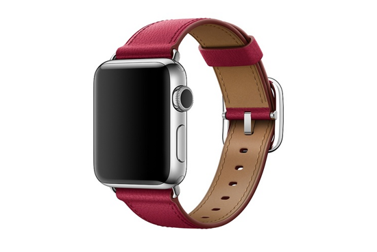 Oryginalny Pasek Apple Watch Classic Buckle Berry 38mm w zaplombowanym opakowaniu