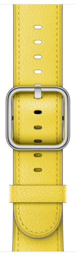 Oryginalny Pasek Apple Watch Classic Spring Yellow 38mm w zaplombowanym opakowaniu