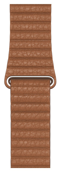 Oryginalny Pasek Apple Watch Leather Loop Saddle Brown 44mm / M 