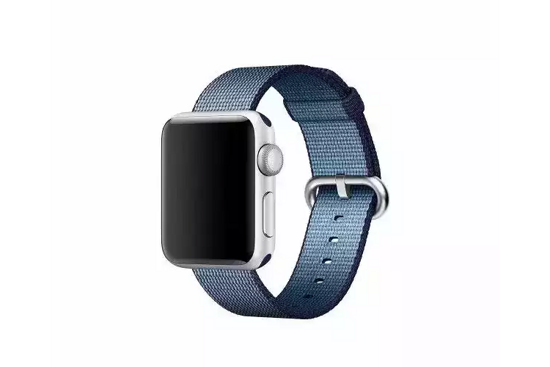 Oryginalny Pasek Apple Watch Woven Nylon Midnight Blue 38mm w zaplombowanym opakowaniu