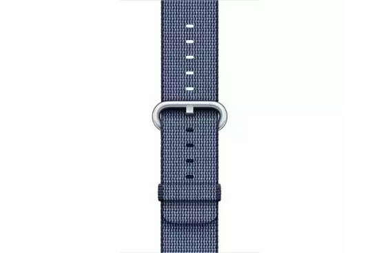 Oryginalny Pasek Apple Watch Woven Nylon Midnight Blue 42mm w zaplombowanym opakowaniu