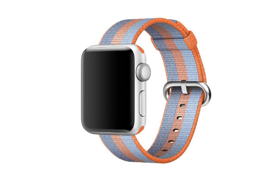 Oryginalny Pasek Apple Watch Woven Nylon Orange 38mm w zaplombowanym opakowaniu
