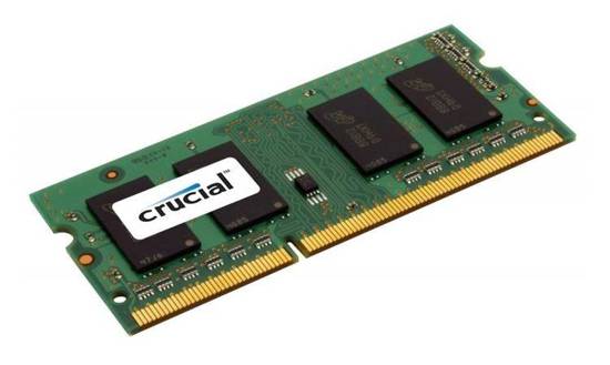 Pamięć Crucial CT102464BF160B (DDR3 SO-DIMM; 1 x 8 GB; 1600 MHz; CL11)