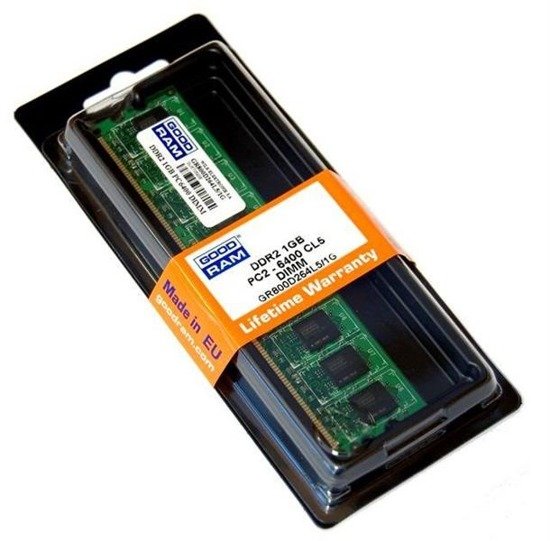 Pamięć DDR2 GOODRAM 2GB/800MHz PC2-6400 CL6