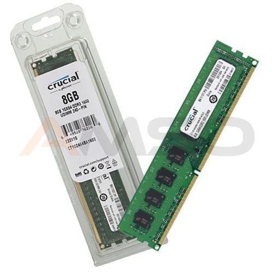 Pamięć DDR3 CRUCIAL 8GB 1600MHz CL11 DIMM 1,5V