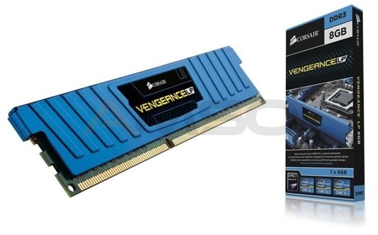 Pamięć DDR3 Corsair Vengeance LP 8GB 1600MHz CL10 1,5V Low Profile Blue