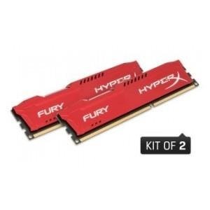 Pamięć DDR3 Kingston HyperX FURY 8GB (2x4GB) 1600MHz 10-10-10-30 Red