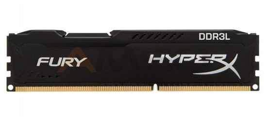Pamięć DDR3 Kingston HyperX Fury 8GB 1600MHz DDR3L 1,35V Low Voltage CL10 Black
