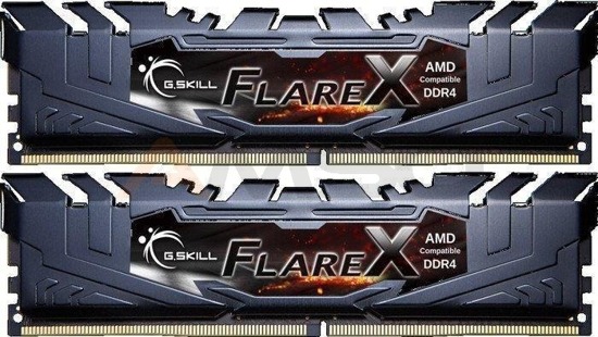 Pamięć DDR4 G.Skill FlareX 32GB (2x16GB) 2400MHz CL15 1,2V for AMD Ryzen Black
