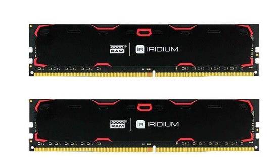Pamięć DDR4 GOODRAM IRIDIUM 16GB (2x8GB) 2400MHz CL15-15-15 IRDM 1024x8 Black