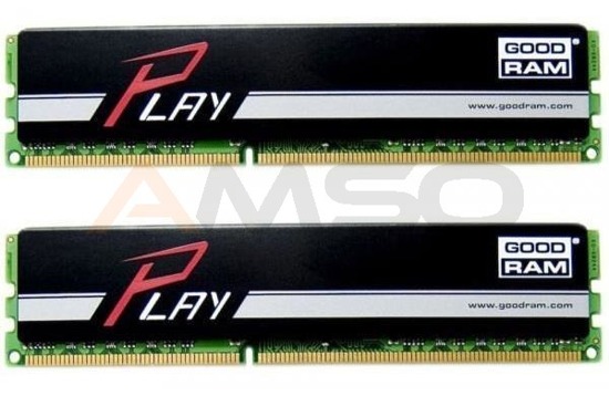 Pamięć DDR4 Goodram 8GB (2*4GB) 2400MHz PC4-19200 CL15 DUAL CHANNEL KIT GOODRAM PLAY 512x8