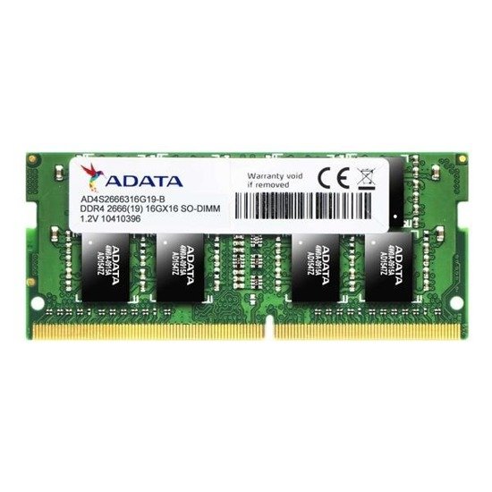 Pamięć DDR4 SODIMM ADATA Premier 16GB (1x16GB) 2666MHz CL19 1,2V Single