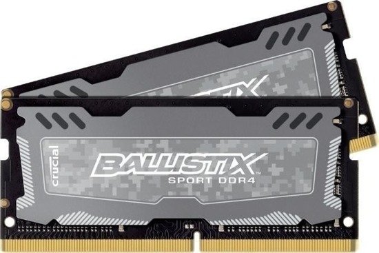 Pamięć DDR4 SODIMM Crucial Ballistix Sport LT 16GB (2x8GB) 2666MHz CL16 1,2V