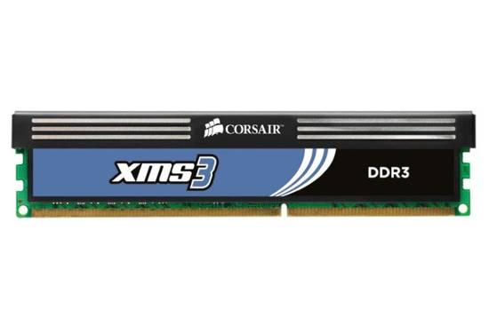 Pamięć RAM Corsair XMS3 - 2GB DDR3 1600MHz 1.65V