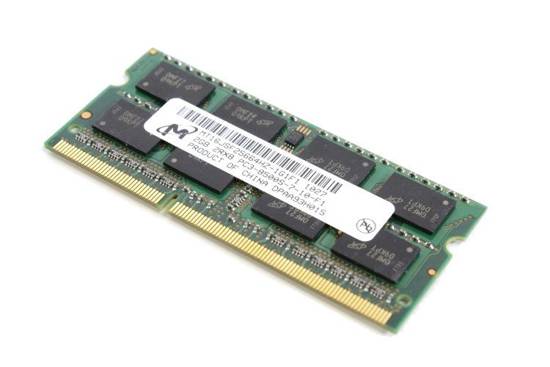Pamięć RAM MICRON 2GB DDR3 1066MHz PC3-8500S SODIMM Laptop