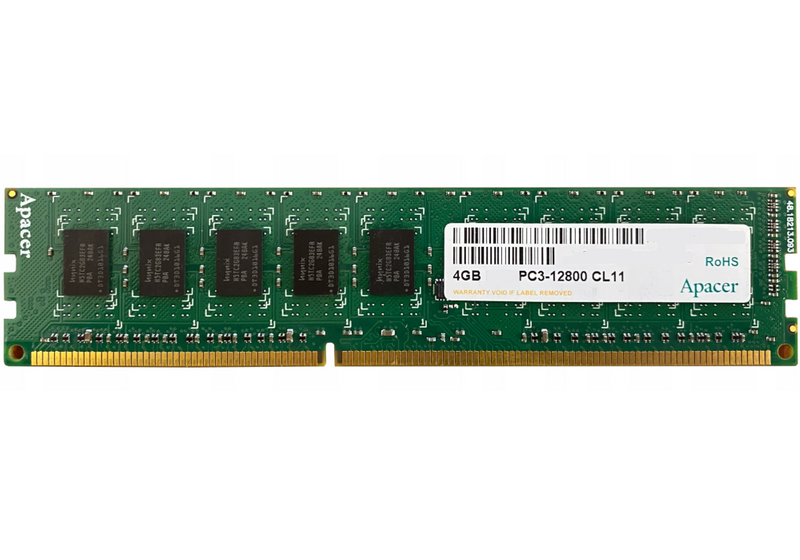 Pamięci RAM DIMM Apacer 4GB PC3-12800 CL11 