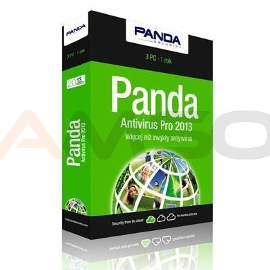 Panda Antivirus Pro 2013 3PC 1ROK BOX