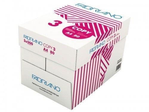 Papier biurowy Fabriano Copy 3 A4 Karton 5x ryza (2500 arkuszy) 80g