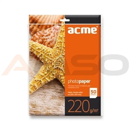 Papier fotograficzny ACME A4 220 g/m2 50 szt. matowy DS