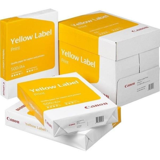 Papier Ksero Canon Yellow Label A4 80g Karton 5x Ryza 2500 Arkuszy