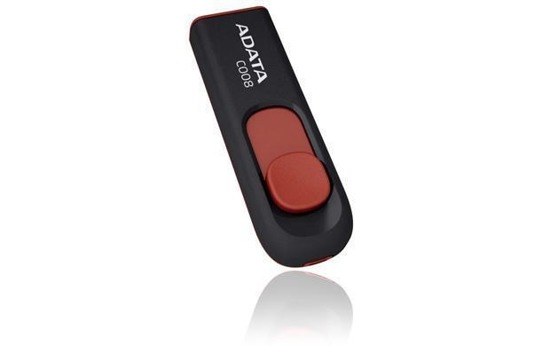 Pendrive ADATA C008 64GB USB 2.0 black-red