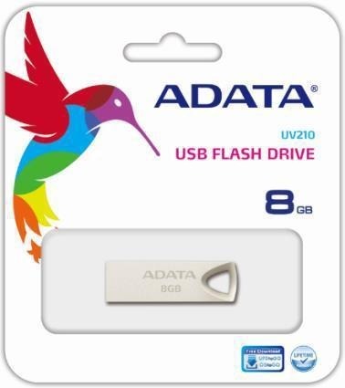 Pendrive ADATA UV210 8GB USB 2.0 white