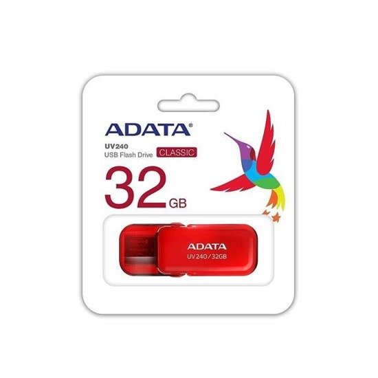 Pendrive ADATA UV240 32GB USB 2.0 red