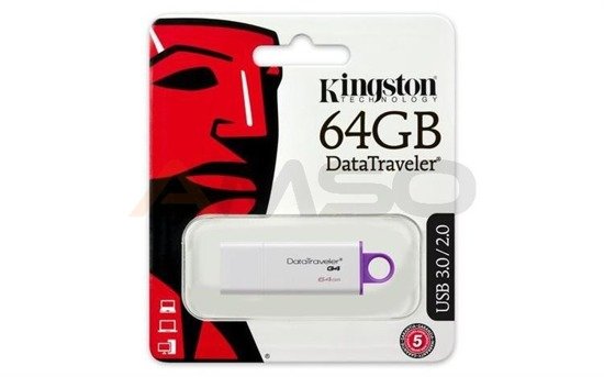 Pendrive KINGSTON DataTraveler G4 64GB USB 3.0
