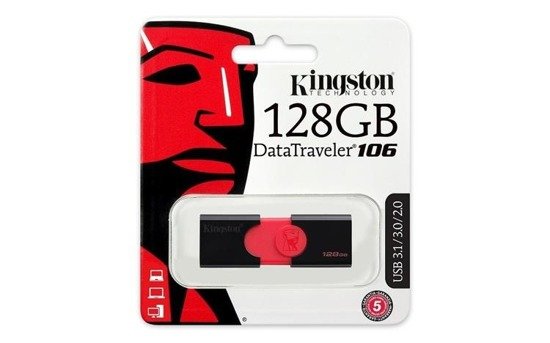 Pendrive Kingston DataTraveler DT106 128GB, USB 3.1, Read: 130MB/s