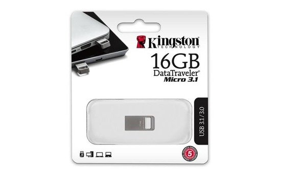 Pendrive Kingston DataTraveler Micro 3.1 16GB, USB 3.1 Gen 1