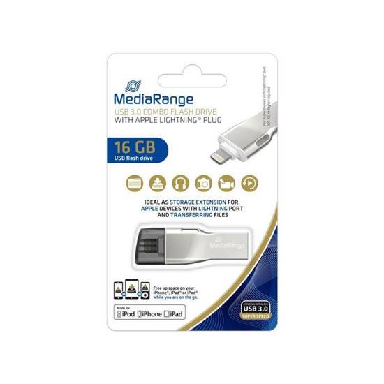 Pendrive MediaRange MR981 16GB USB 3.0 + Lightning