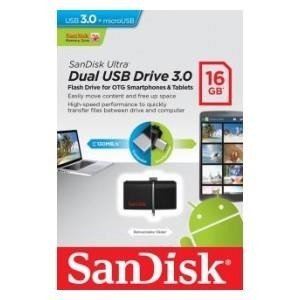 Pendrive SanDisk Ultra Dual USB 3.0/microUSB Drive 16GB