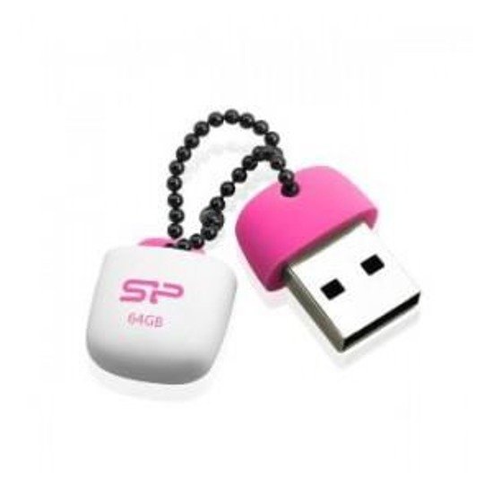 Pendrive Silicon Power 64GB USB 2.0 Touch T07 Rosy Pink