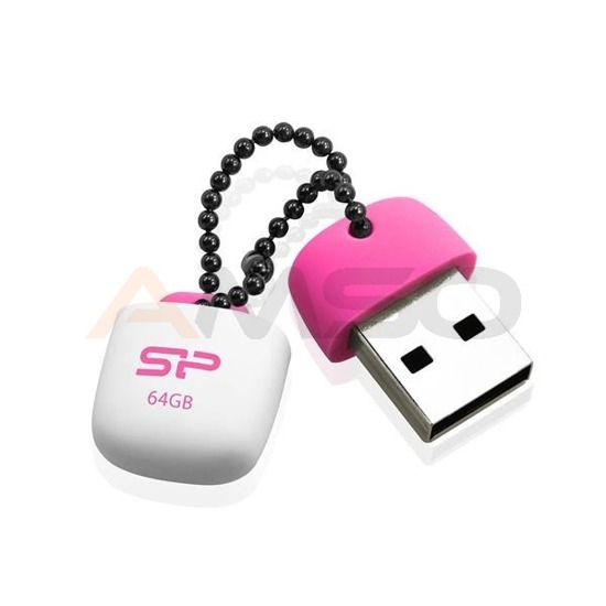 Pendrive Silicon Power 8GB USB 2.0 Touch T07 Rosy Pink