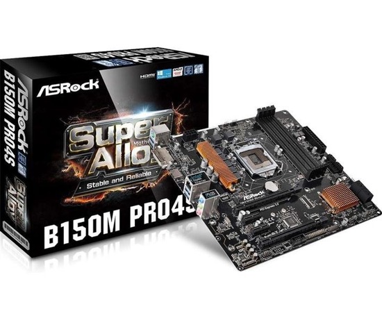 Płyta ASRock B150M Pro4S /B150/DDR4/SATA3/USB3.0/PCIe3.0/s.1151/mATX