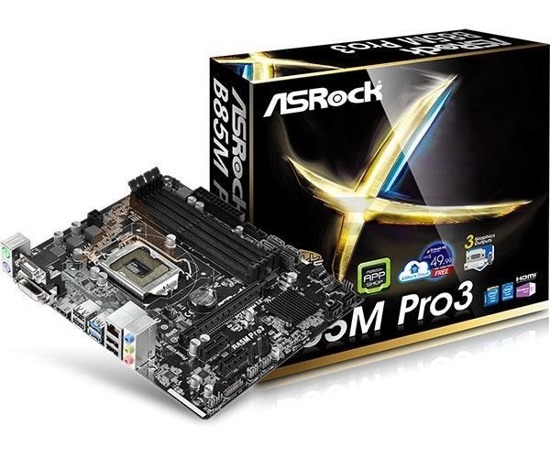 Płyta ASRock B85M Pro3 /B85/SATA3/USB3/PCIE3.0/s.1150/mATX - towar poserwisowy