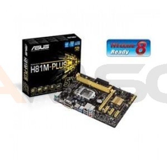 Płyta ASUS H81M-PLUS /H81/DDR3/SATA3/USB3/s.1150/mATX/