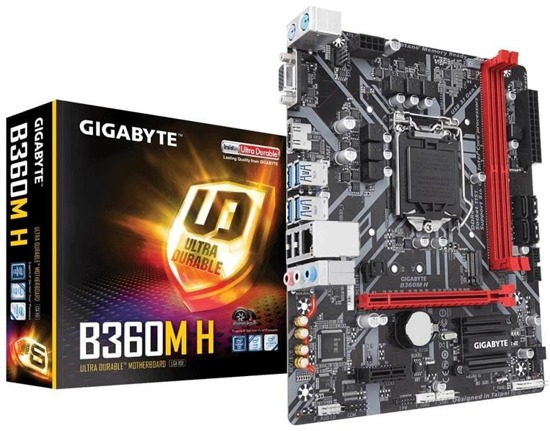 Płyta Gigabyte B360M H/B360/DDR4/SATA3/USB3.0/PCIe3.0/s.1151/mATX
